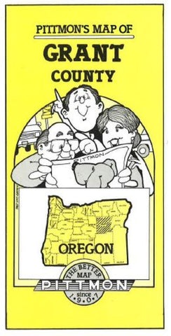 Buy map Grant County, Oregon by Pittmon Map Company