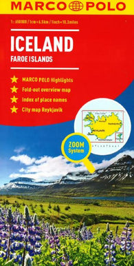 Buy map Iceland & Faroe Islands by Marco Polo Travel Publishing Ltd