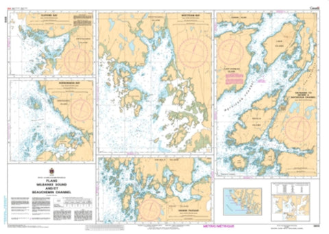 Buy map Plans - Milbanke Sound and/et Beauchemin Channel by Canadian Hydrographic Service