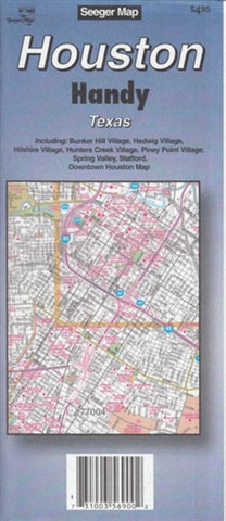 Buy map Houston, Texas Handy Map by The Seeger Map Company Inc.