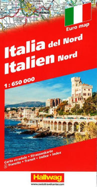Buy map Northern Italy, Road Map by Hallwag