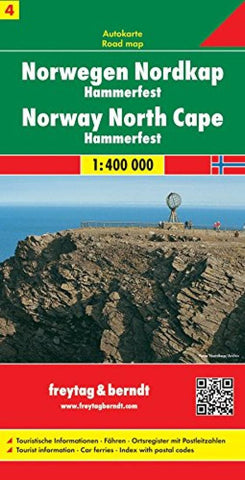 Buy map Norway, North Cape, Hammerfest by Freytag-Berndt und Artaria