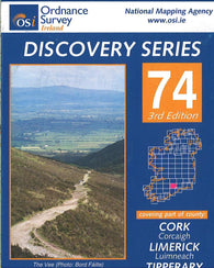 Buy map Counties Cork, Limerick, Tipperary, and Waterford, Ireland Discovery Series #74