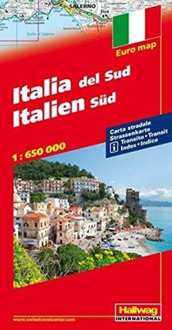 Buy map Southern Italy, Road Map by Hallwag