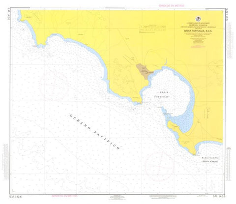 Buy map Bahia Tortugas, B.C.S. by Secretaria de Marina