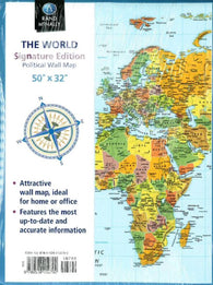 Buy map World, Folded Wall Political Map, Signature Ed by Rand McNally