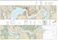 Buy map St. Johns River (11491) by NOAA