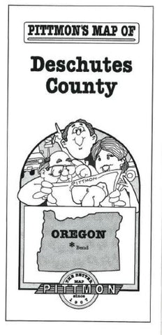 Buy map Deschutes County, Oregon by Pittmon Map Company
