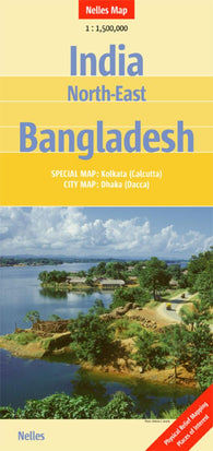 Buy map India, Northeast and Bangladesh by Nelles Verlag GmbH