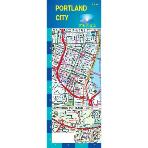 Buy map Portland, Oregon, Pearl Map, Laminated by GM Johnson