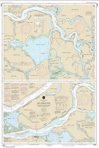 Buy map San Joaquin River Stockton Deep Water Channel Antioch to Medford Island (18660-3) by NOAA