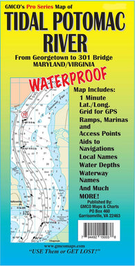Buy map Tidal Potomac River Chart & Fishing Map