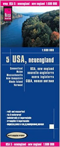 Buy map USA, New England by Reise Know-How Verlag