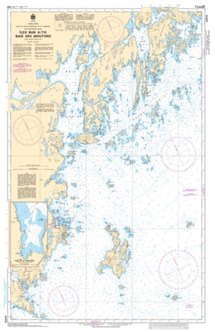 Buy map Iles Bun a/to Baie des Moutons by Canadian Hydrographic Service