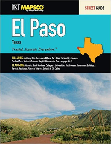 Buy map El Paso, Texas, Street Guide by Kappa Map Group