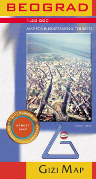 Buy map Belgrade, Serbia by GiziMap