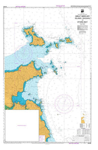 Buy map GREAT MERCURY ISLAND / AHUAHU TO OTARA BAY (5318) by Land Information New Zealand (LINZ)