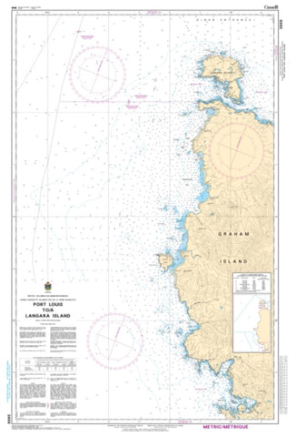 Buy map Port Louis to/a Langara Island by Canadian Hydrographic Service