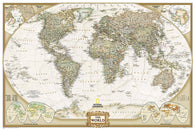 Buy map World, Executive, Poster-Sized, Boxed by National Geographic Maps