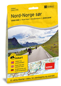 Buy map Nord-Norge sør : Straßenkarte : 1:500 000 : 2018-2019
