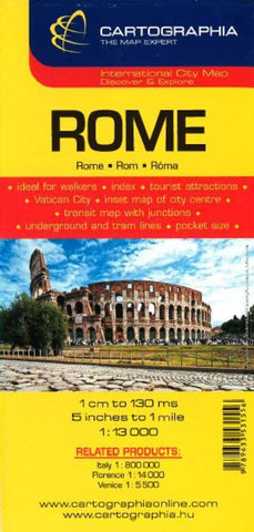 Buy map Rome, Italy by Cartographia