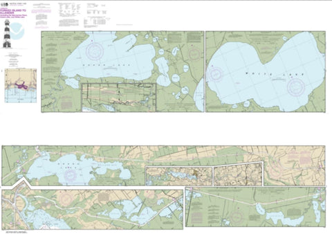 Buy map Intracoastal Waterway Forked Island to Ellender, including the Mermantau River, Grand Lake and White Lake (11348-23) by NOAA