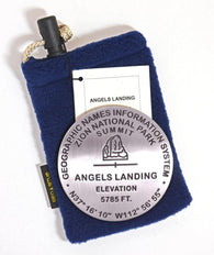 Buy map Angels Landing, Zion National Park, Utah paperweight