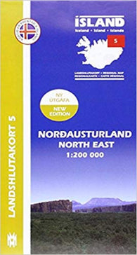 Buy map North East Iceland, Regional Map 5 - 1:200,000