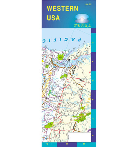 Buy map United States, Western, Pearl Map, laminated by GM Johnson