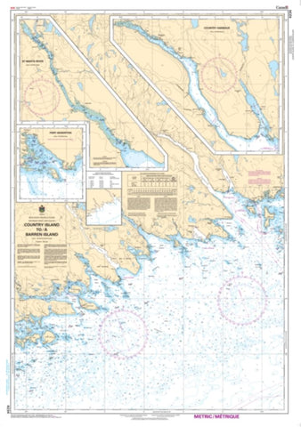 Buy map Country Island to/a Barren Island by Canadian Hydrographic Service