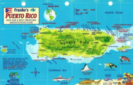 Buy map Caribbean Fish Card, Puerto Rico 2011 by Frankos Maps Ltd.