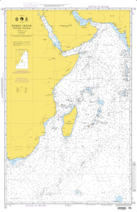 Buy map Indian Ocean - Western Portion (NGA-72-4) by National Geospatial-Intelligence Agency