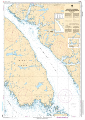Buy map Principe Channel Southern Portion/Partie Sud by Canadian Hydrographic Service