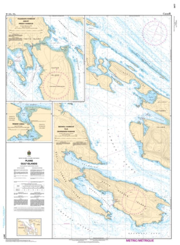 Buy map Plans - Gulf Islands by Canadian Hydrographic Service