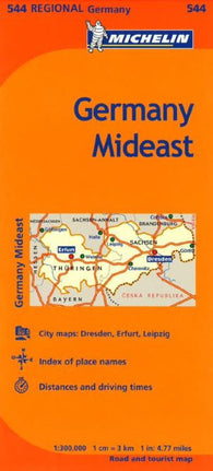 Buy map Germany, Midwest (543) by Michelin Maps and Guides