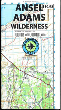 Buy map Ansel Adams Wilderness, California