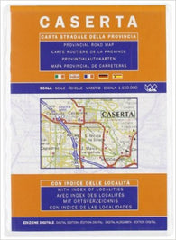 Buy map Caserta Province, Italy by Litografia Artistica Cartografica