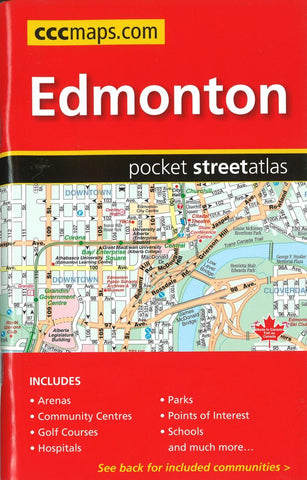 Buy map Edmonton AB Pocket Street Atlas by Canadian Cartographics Corporation