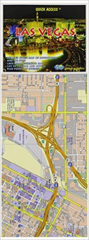Buy map Las Vegas, Quick Access Map by Global Graphics