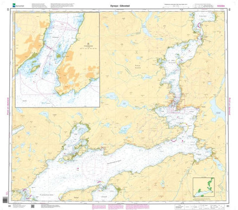 Buy map DYRØYA-GIBOSTAD (83) by Kartverket