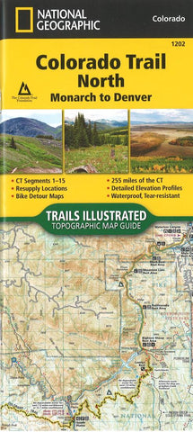 Buy map Colorado Trail North, Map 1202 by National Geographic Maps