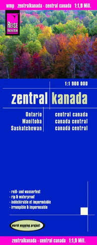 Buy map Zentral Kanada Road Map