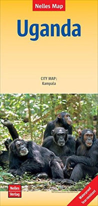 Buy map Uganda : 1:700,000 Tourist Map