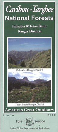 Buy map Caribou-Targhee National Forest Map