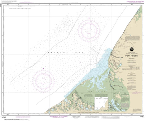 Buy map Port Heiden (16343-8) by NOAA