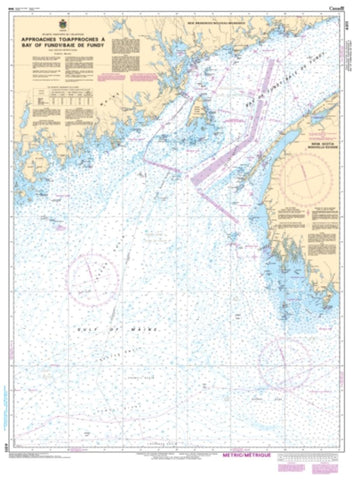 Buy map Approaches to/Approches a Bay of Fundy/Baie de Fundy by Canadian Hydrographic Service