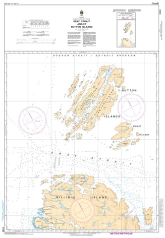 Buy map Gray Strait and/et Button Islands by Canadian Hydrographic Service