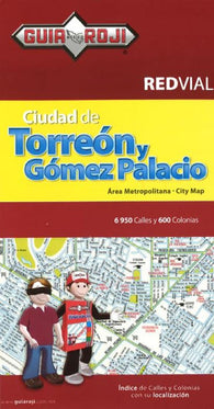 Buy map Torreon and Gomez Palaciot, Mexico by Guia Roji