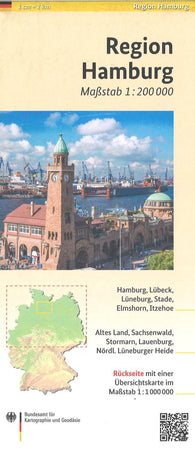 Buy map Hamburg Regional Map