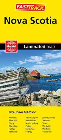 Buy map Nova Scotia Fast Track - Laminated